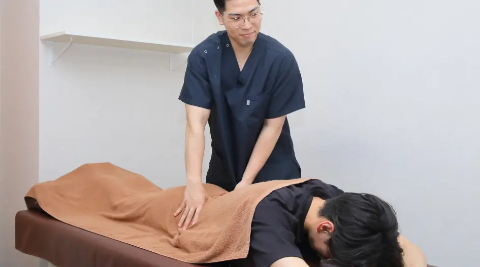 施術の様子